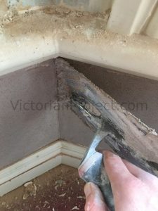 filling hairline cracks in lime plaster