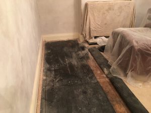 Restoring old floorboards