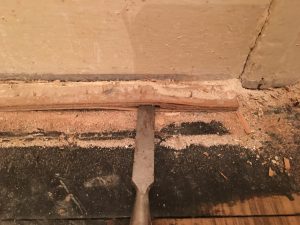 Restoring original floorboards